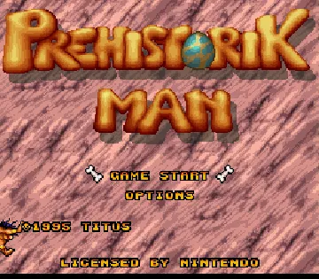 Prehistorik Man (USA) (En,Fr,Es) screen shot title